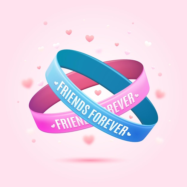 Vector | Realistic friendship band