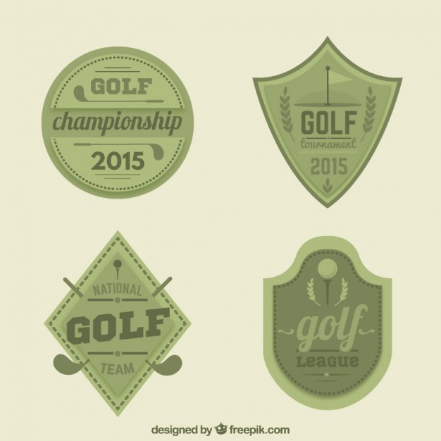 Golf badges  Vector |  Download