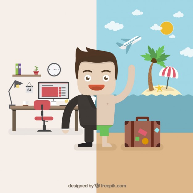 Transition to vacation  Vector |   Download