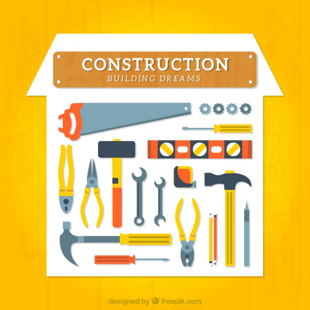 Construction tools collection  Vector |   Download