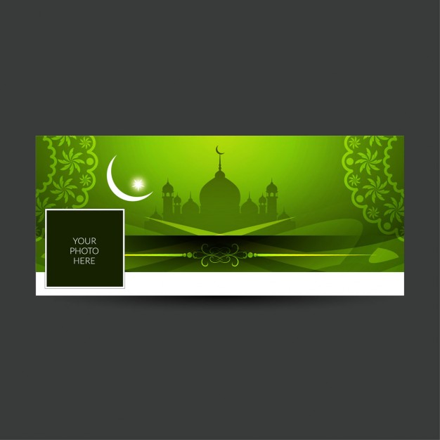 Islamic facebook timeline cover  Vector |  Download
