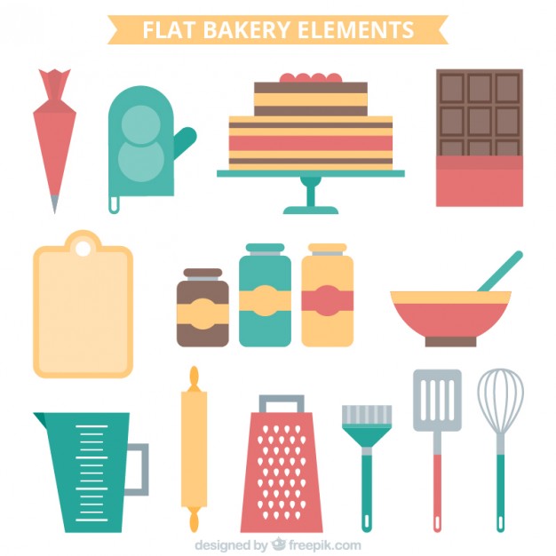 Bakery element set  Vector |  Download