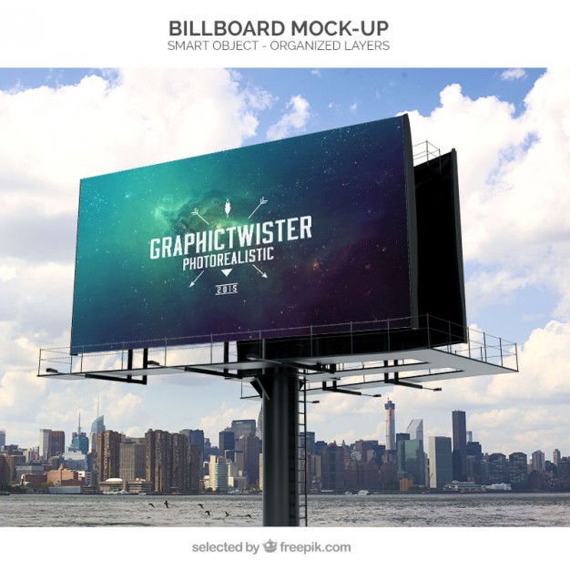 Billboard mockup  PSD file |  Download