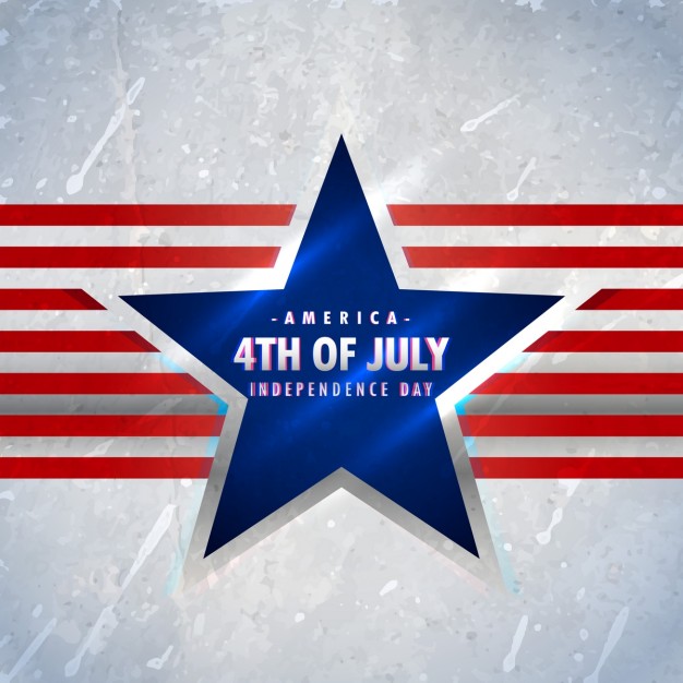 American 4th of july background  Vector |  Download