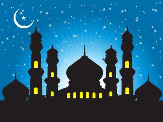 Abstract background mosques  Vector |  Download