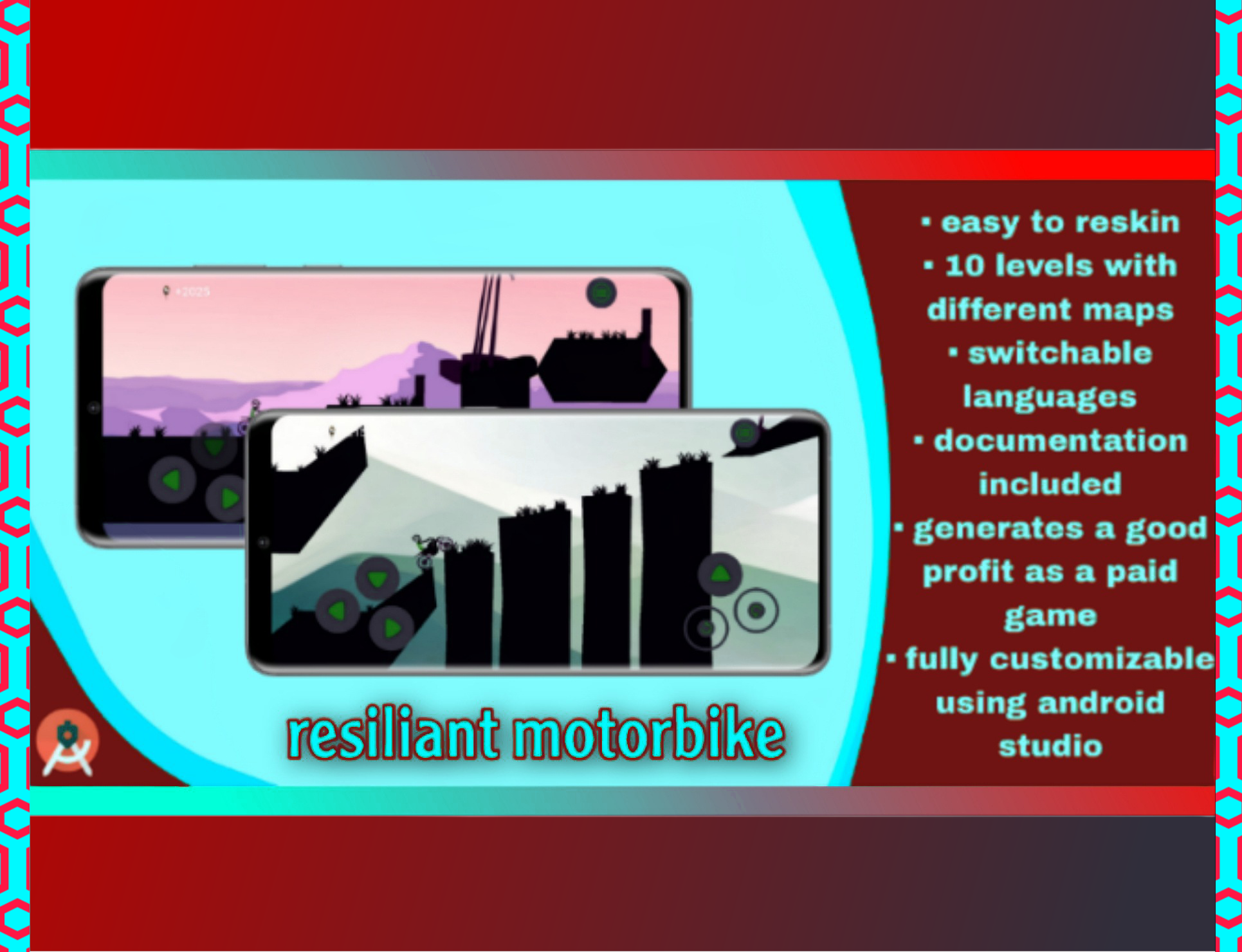 Resilient Motorbike – 2D Customizable Simulation Game