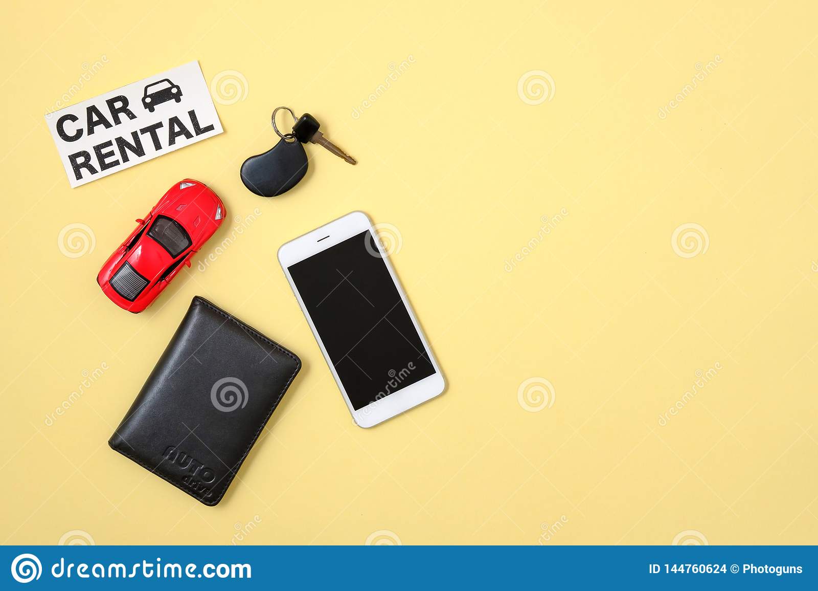 Online car rental system template